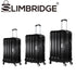 3pcs Luggage Sets Travel Hard Case Lightweight Suitcase TSA lock Black