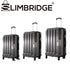 3pcs Luggage Sets Travel Hard Case Lightweight Suitcase TSA lock Dark Grey