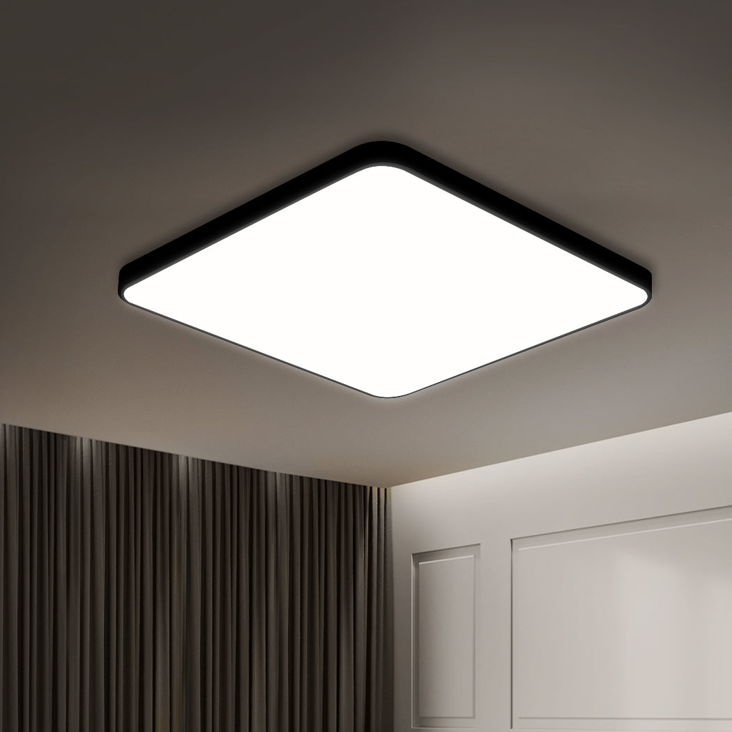 Ultra-Thin 5CM LED Ceiling Down Light Surface Mount Living Room Black 18W