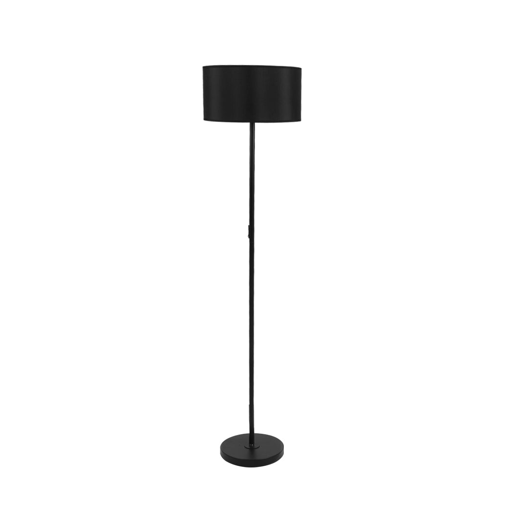 Modern LED Floor Lamp Stand Reading Light Decoration Indoor Classic Linen Fabric