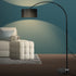 Modern LED Floor Lamp Reading Light Free Standing Height Adjustable Marble Base