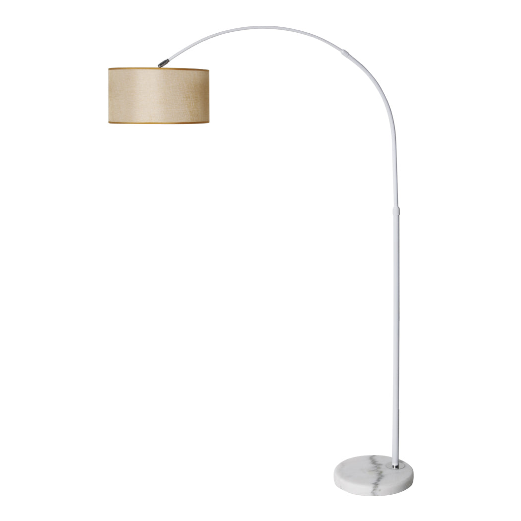 Modern LED Floor Lamp Reading Light Free Standing Height Adjustable Marble Base