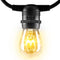 74M 80 Bulb Festoon String Lights Outdoor IP65 Garden Party Warm White E27