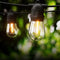 59m Festoon String Lights – 60 Warm White S14 Bulbs Outdoor Christmas Decor