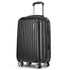 Wanderlite 20" 55cm Luggage Trolley Travel Set Suitcase Carry On Hard Shell Case Sets Lightweight Black