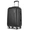 24" 66cm Luggage Trolley Travel Set Suitcase Carry On Hard Case TSA Lock Lightweight Black