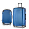 2pcs Luggage Trolley Set Travel Suitcase Carry On Hard Case Lightweight Blue