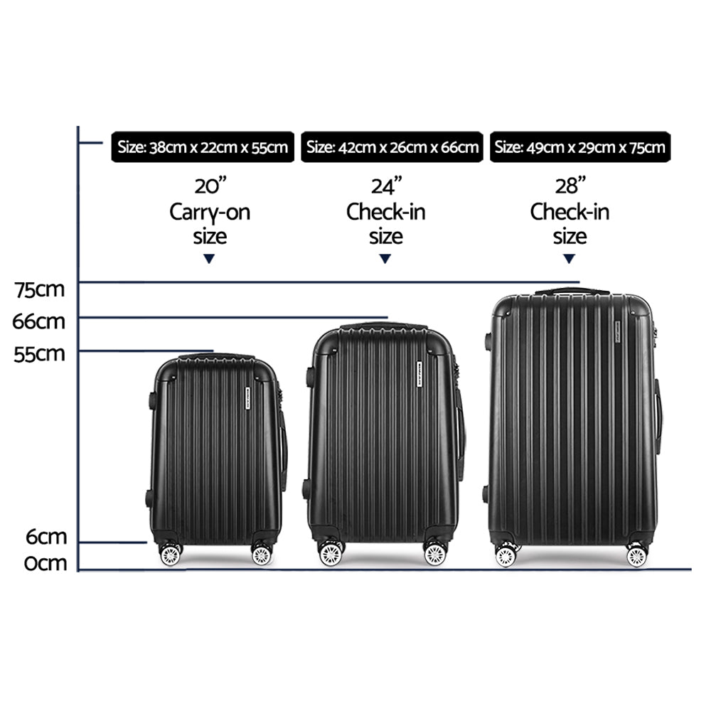 Wanderlite Luggage Set 3pc 20