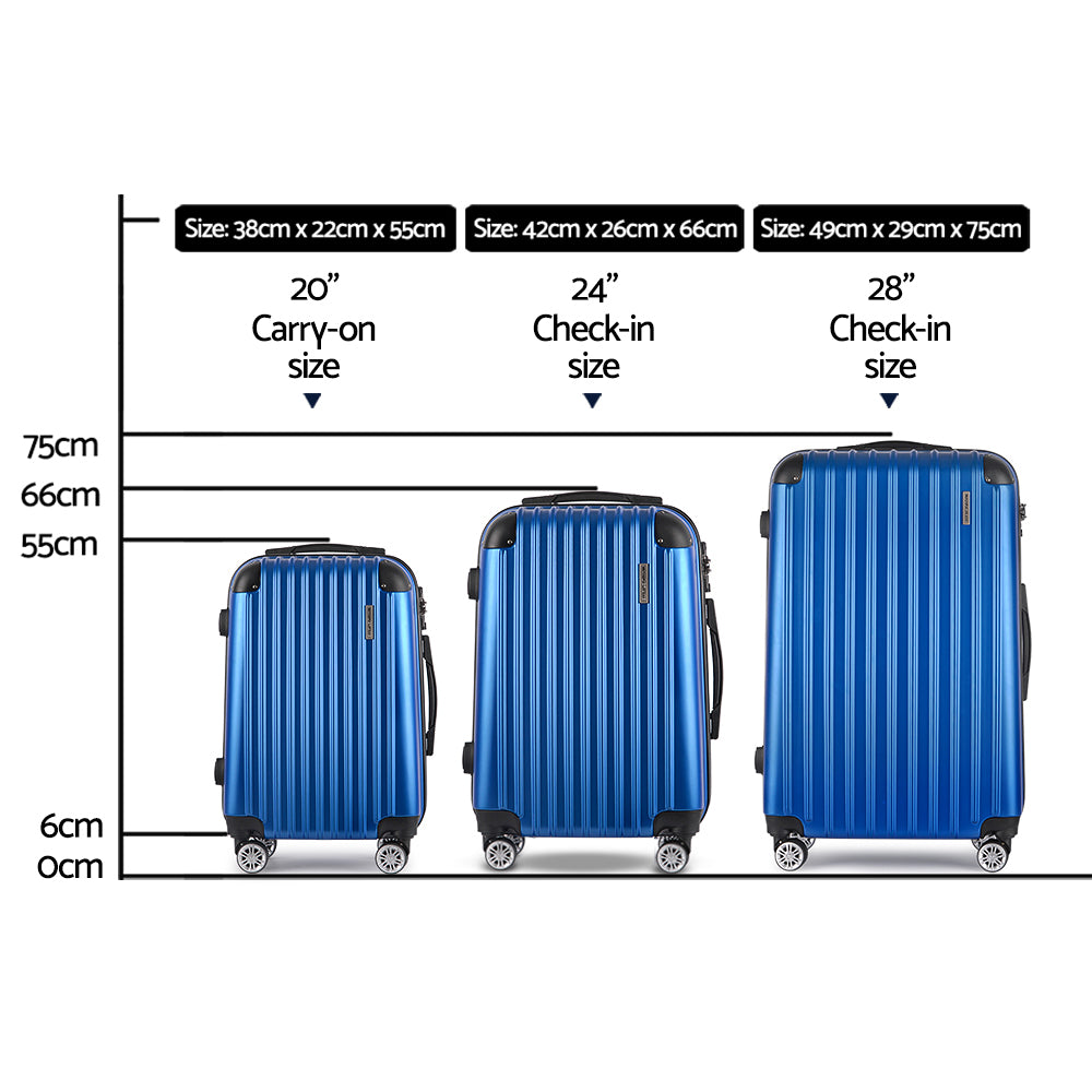 Wanderlite Luggage Set 3pc 20