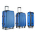 Luggage Set 3pc 20" 24" 28" Suitcase Hardcase Trolley Travel Blue