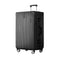 Wanderlite 28" Luggage Trolley Travel Suitcase Set TSA Hard Case Lightweight Aluminum Black