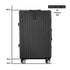 28" Luggage Trolley Travel Suitcase Set TSA Hard Case Lightweight Aluminum Black