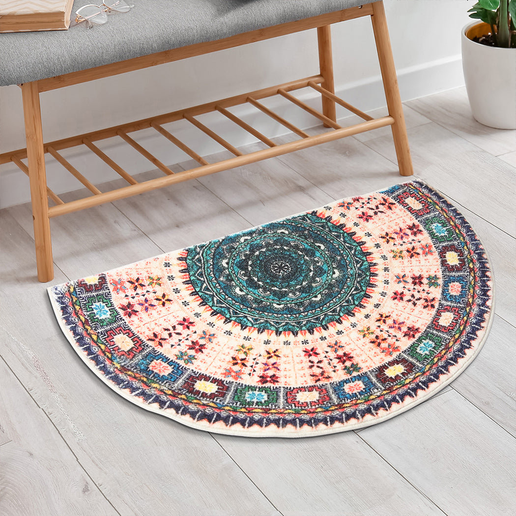 Door Mat Half Moon Semi-Circle Rug 60x90