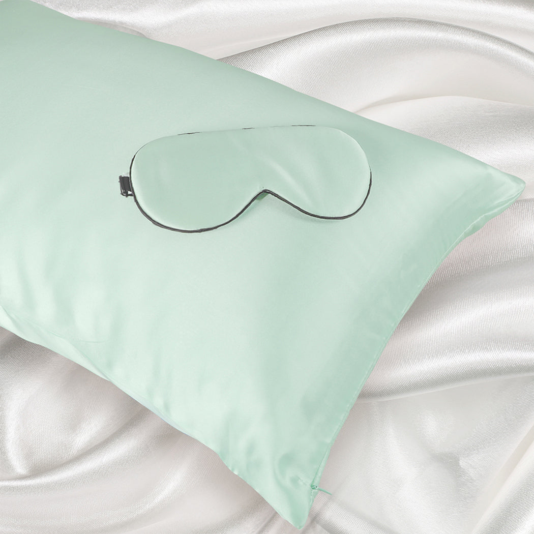 100% Mulberry Silk Pillow Case Light Green