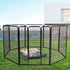 8 Panel Pet Dog Playpen Puppy Exercise Cage Enclosure Fence Cat Play Pen 24''