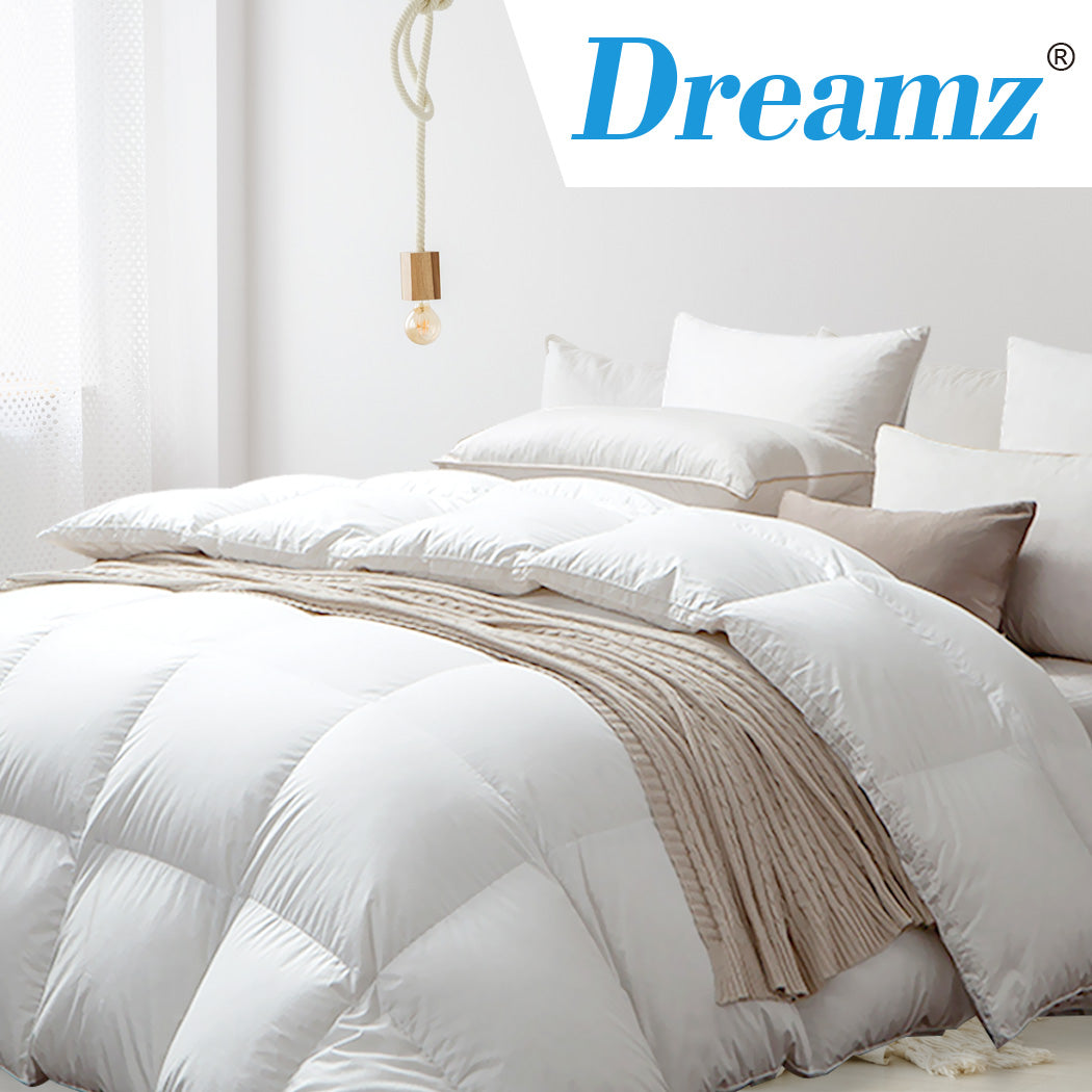 700GSM All Season Goose Down Feather Filling Duvet in King Size