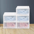 Large Storage Box Stackable Containers M 5PK Medium