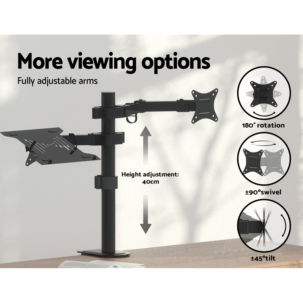 Artiss Monitor Arm Desk Mount Laptop Tray