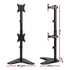 Artiss Monitor Arm Stand Dual Mount HD LED TV Bracket Holder Freestanding