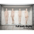 175cm Tall Full Body Female Mannequin - Skin Coloured