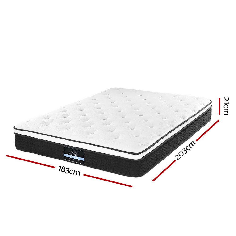 Giselle Bedding 21cm Mattress Euro Top King