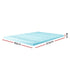 Giselle Bedding Memory Foam Mattress Topper 11-Zone 8cm King