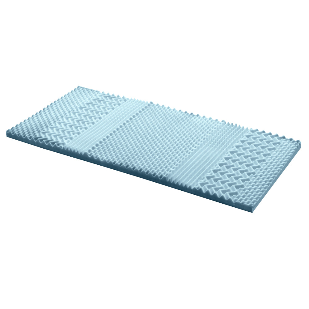 Memory Foam Mattress Topper 7-Zone 5cm Single