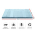 Memory Foam Mattress Topper 7-Zone 8cm Queen