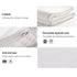 Giselle Bedding Memory Foam Mattress Topper 8cm Queen