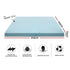 Memory Foam Mattress Topper Cool Gel 10cm Queen