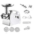 2800W Electric Meat Grinder Mincer Sausage Filler Kibbe Maker Stuffer Kitchen White