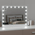 Embellir Makeup Mirror 80x60cm Hollywood Vanity with LED Light Tabletop White