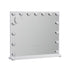 Embellir Makeup Mirror 60x52cm Hollywood Vanity with LED Light Tabletop White