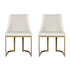 Artiss Dining Chairs Set of 2 Linen Fabric Frame Beige