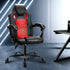 2 Point Massage Gaming Office Chair PU Leather Red
