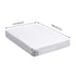 Fully Fitted Waterproof Microfiber Mattress Protector in Double Size