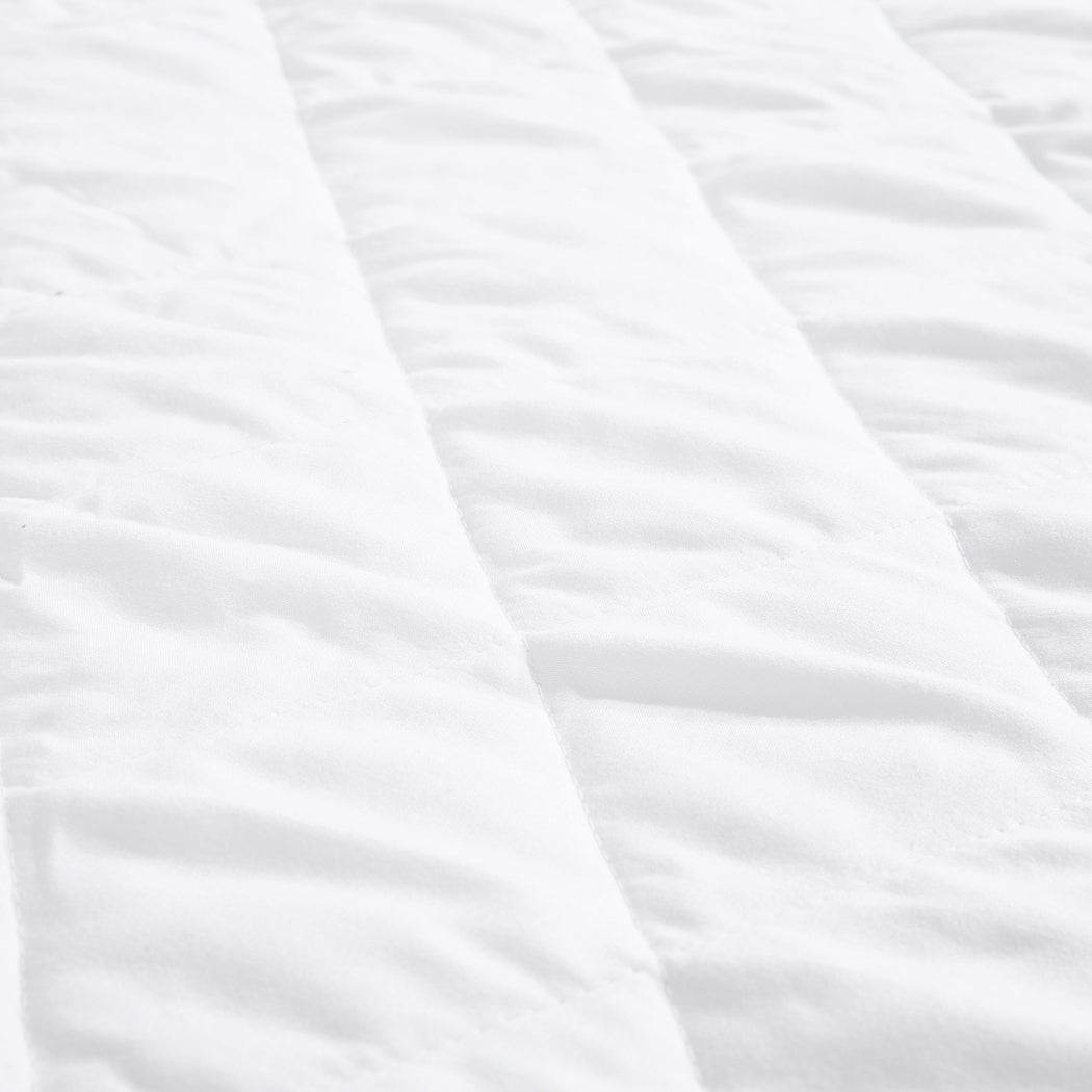 Fully Fitted Waterproof Microfiber Mattress Protector in Single Size