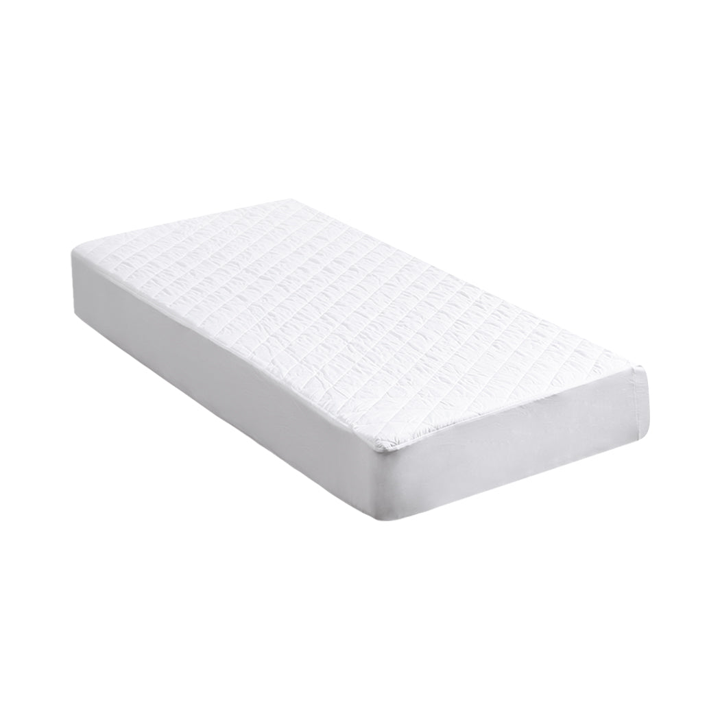 Fully Fitted Waterproof Microfiber Mattress Protector in Single Size