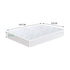 Fully Fitted Waterproof Breathable Bamboo Mattress Protector Single Size