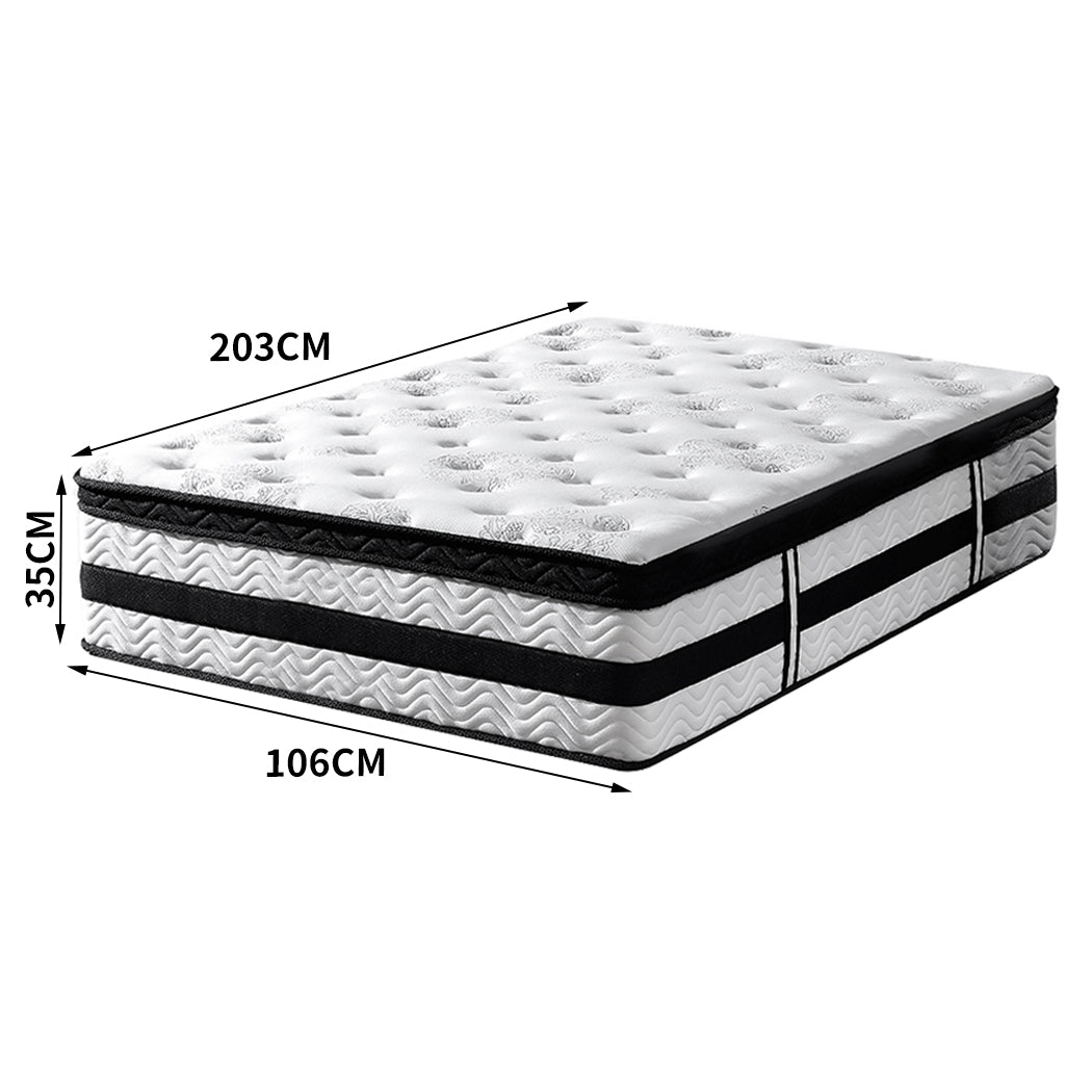 35CM Thickness Euro Top Egg Crate Foam Mattress in King Single Size