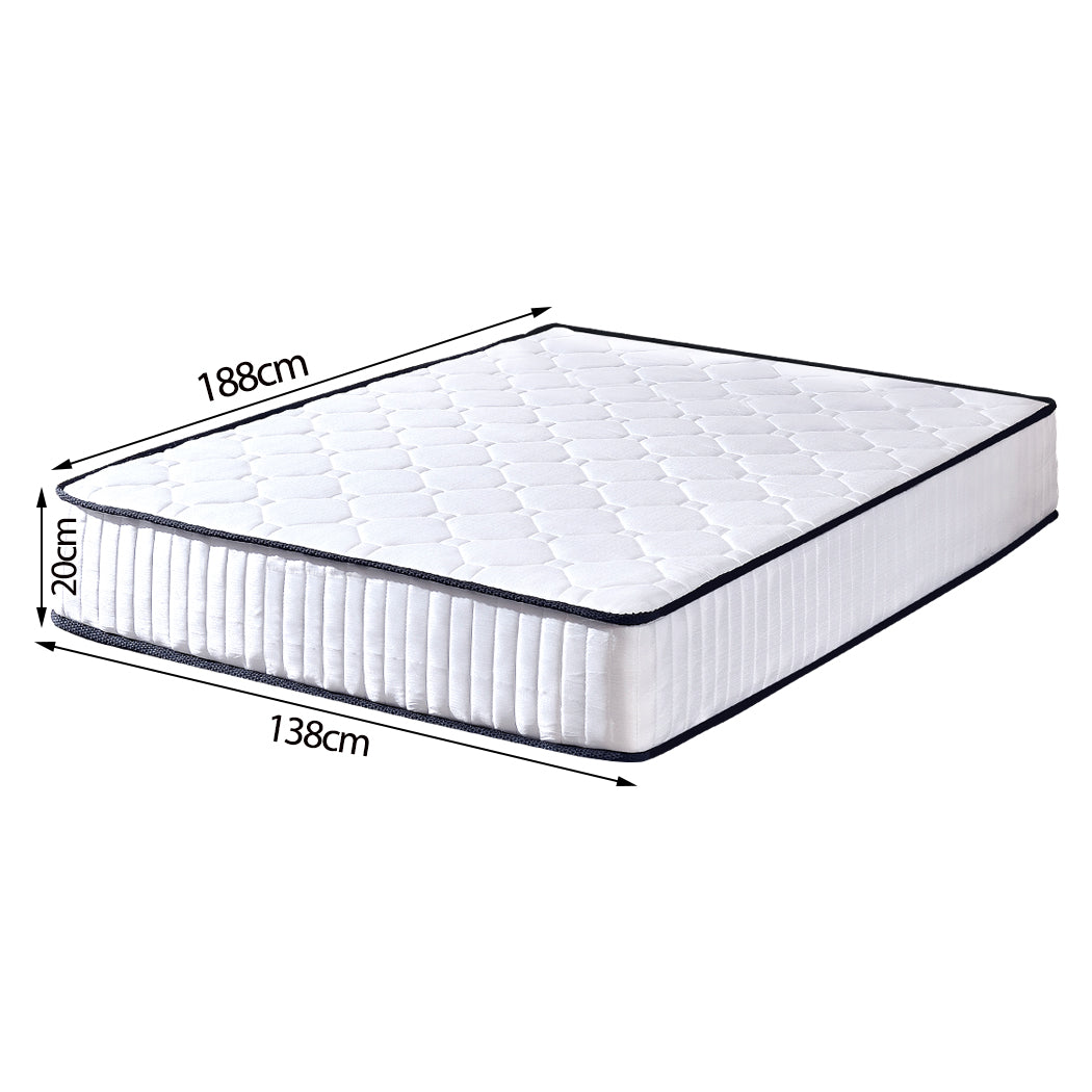 5 Zoned Pocket Spring Bed Mattress in Double Size