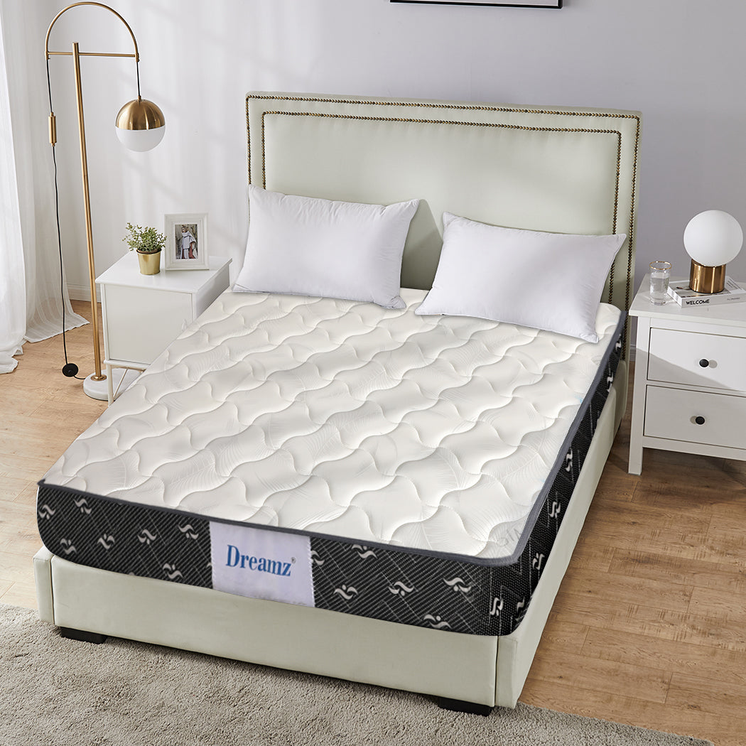 Bedding Mattress Double Size Premium Bed Top Spring Foam Medium Soft 16CM