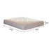 Mattress Topper 100% Wool Underlay Reversible Mat Pad Protector Queen