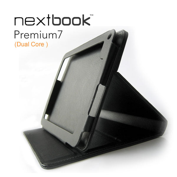 Stand Case for Nextbook Premium7 Tablets 727KC Dual Core - Black