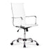 Office Chair PU Leather High Back White