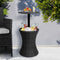 Cooler Ice Bucket Table Bar Outdoor Setting Furniture Patio Pool Storage Box Black