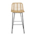 Gardeon 2x Outdoor Bar Stools Rattan Nature