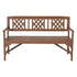 Gardeon Outdoor Garden Bench Wooden Chair 3 Seat Patio Furniture Lounge Natural