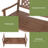 Gardeon Outdoor Garden Bench Wooden Chair 3 Seat Patio Furniture Lounge Natural