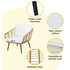 4-Piece Outdoor Sofa Set Rattan Lounge Setting Table Chairs
